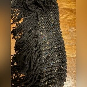 Black Knit Scarf
